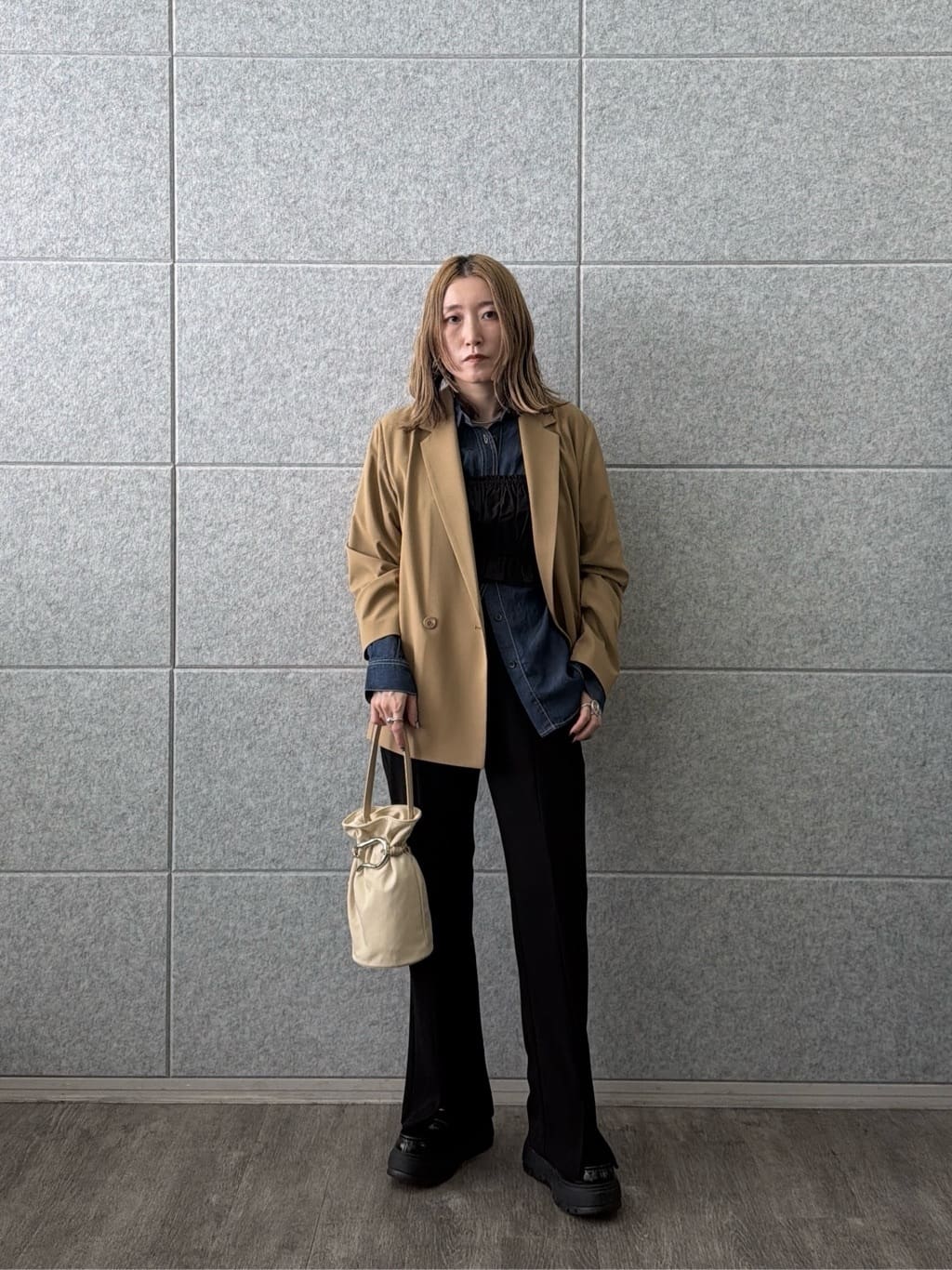 kotakiさんの「INDIVI｜Comfy SET UP｜ダブルブレストイージージャケット【セットアップ対応／通勤／カセット服／接触」を使ったコーディネート
