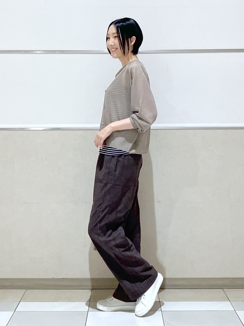 eriko さんの「Dessin｜お守りカーディガン -ウォッシャブル-」を使ったコーディネート