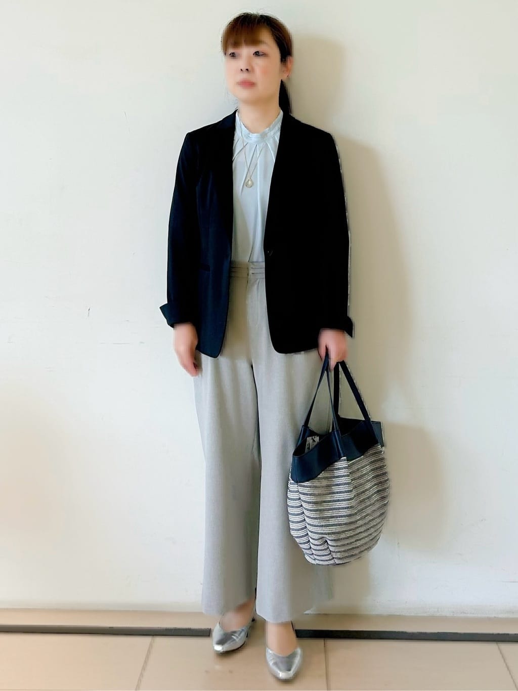 ひーさんの「Reflect｜【SS-4Lサイズ／UVカット／接触冷感】匠ジャケット／ロングテーラード」を使ったコーディネート