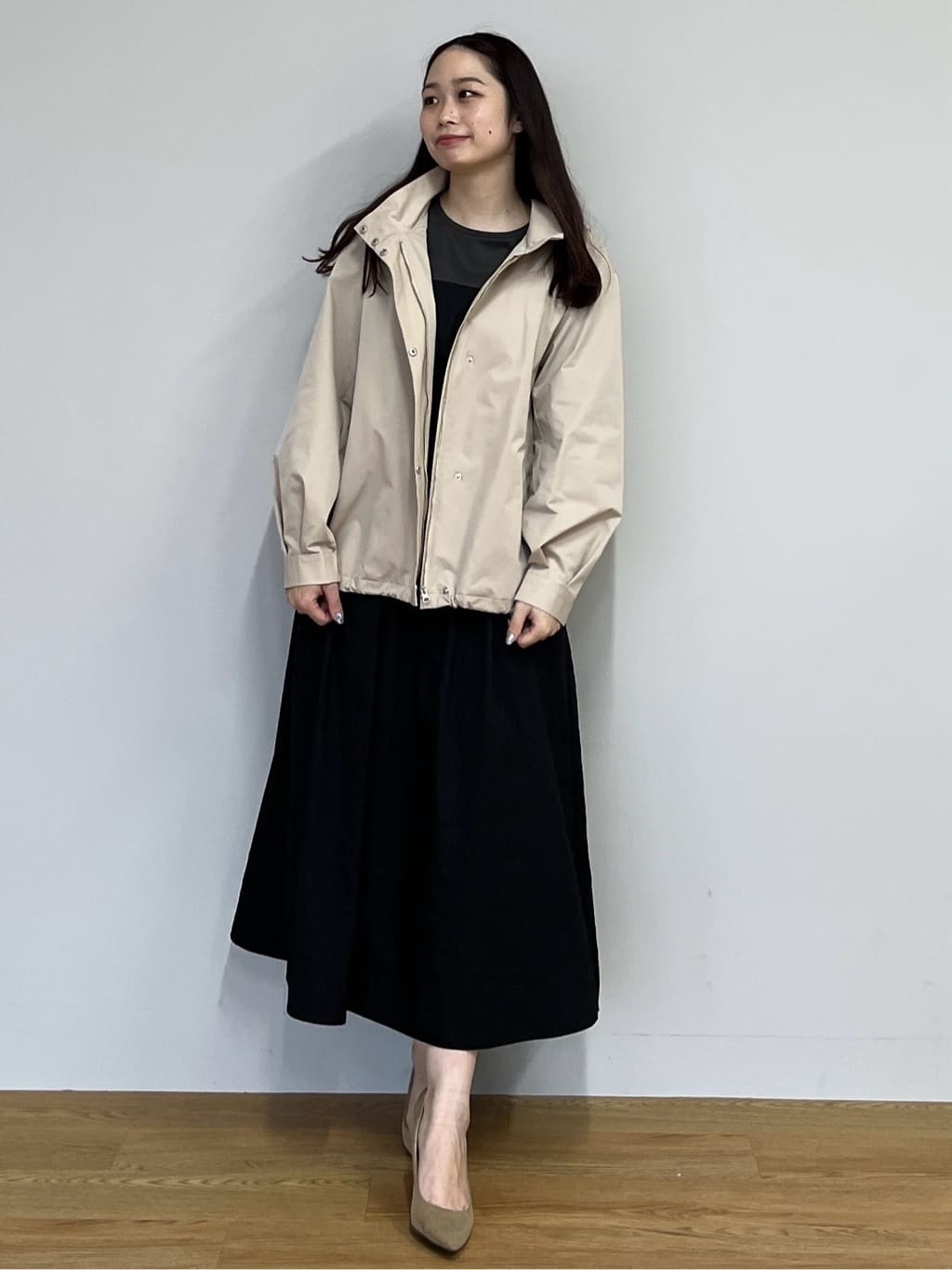 Saekoさんの「COUP DE CHANCE｜【手洗い可／フード取外し可】マウンテンパーカー」を使ったコーディネート
