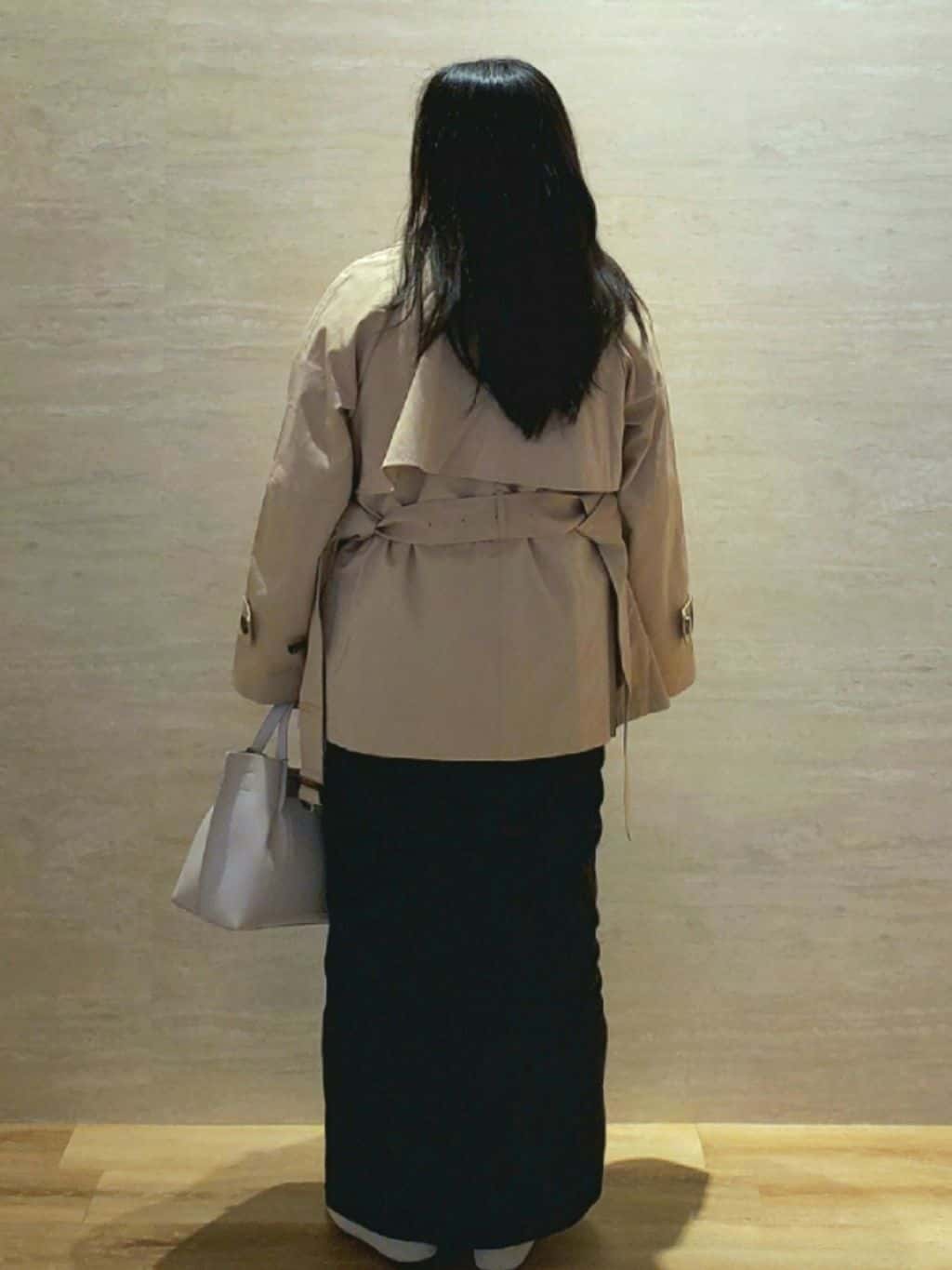 ちぃさんの「OPAQUE.CLIP｜ミドルトレンチコート【洗濯機OK】」を使ったコーディネート