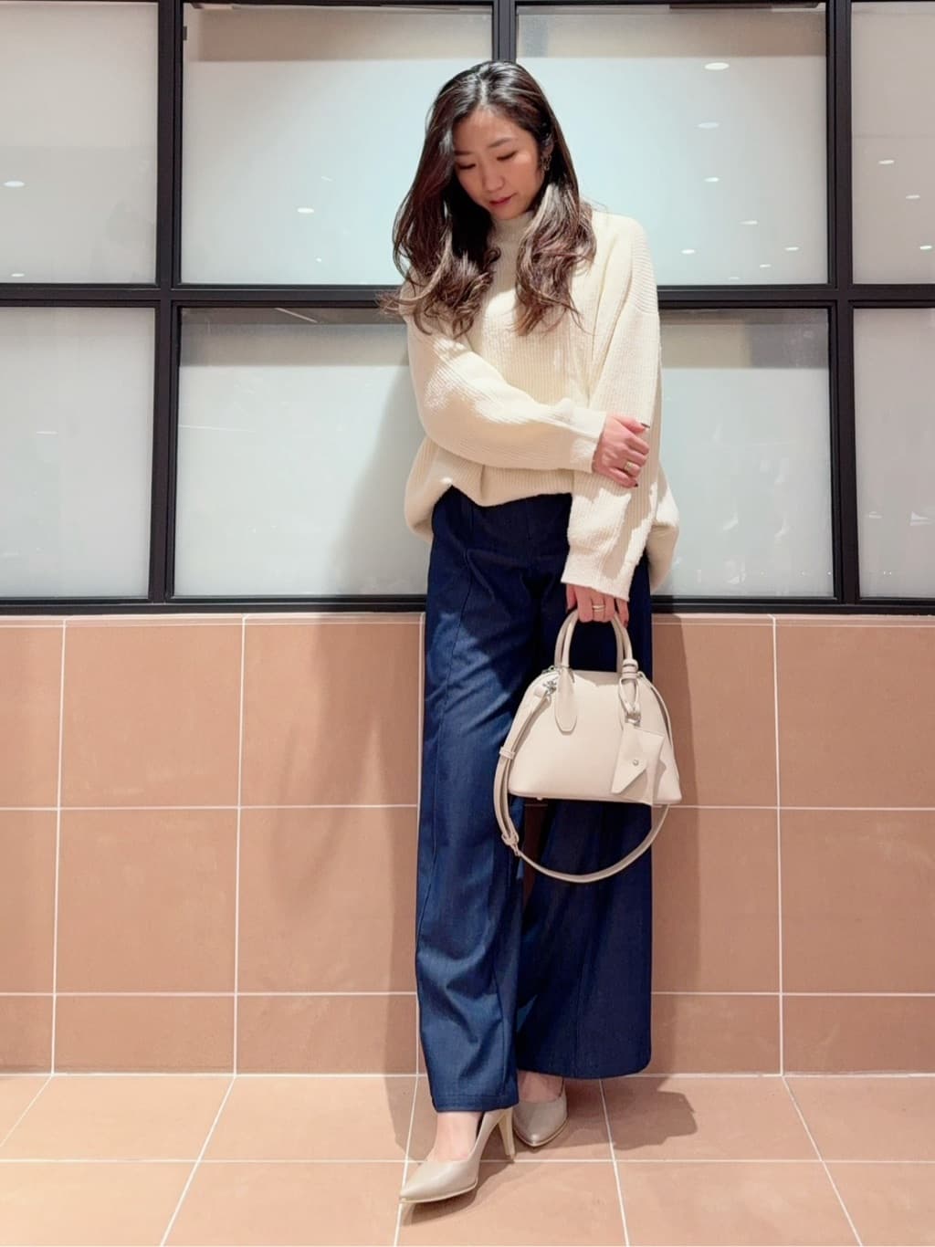 kaoriさんの「ESPERANZA｜ポーチ付きシェル型ボストンバッグ」を使ったコーディネート