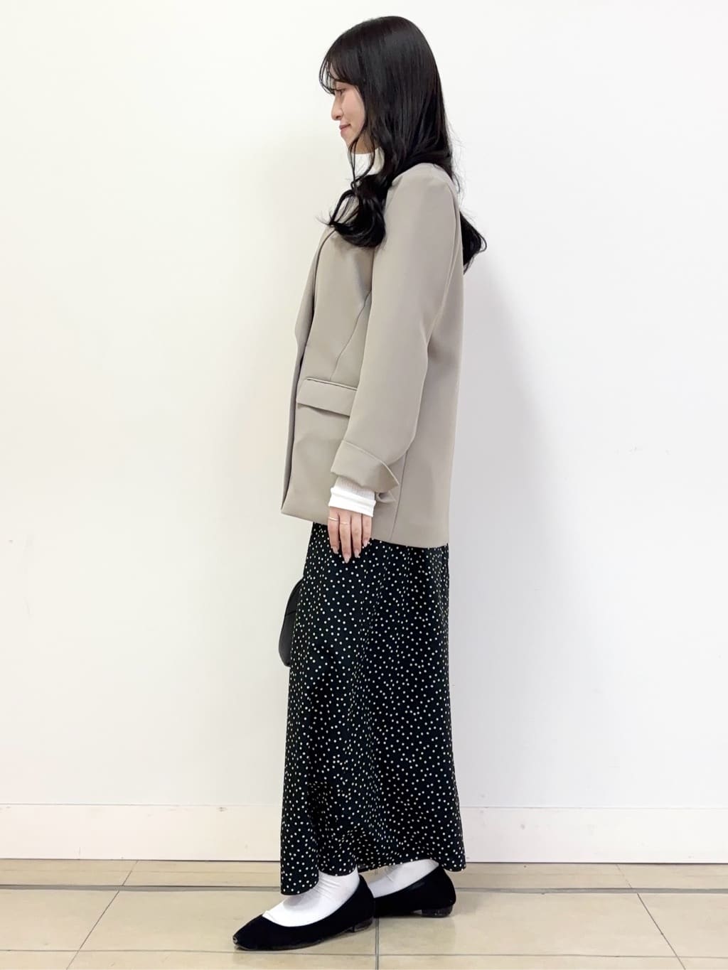 あやかさんの「UNTITLED｜◆【洗える/ストレッチ性】ダブルブレストジャケット」を使ったコーディネート
