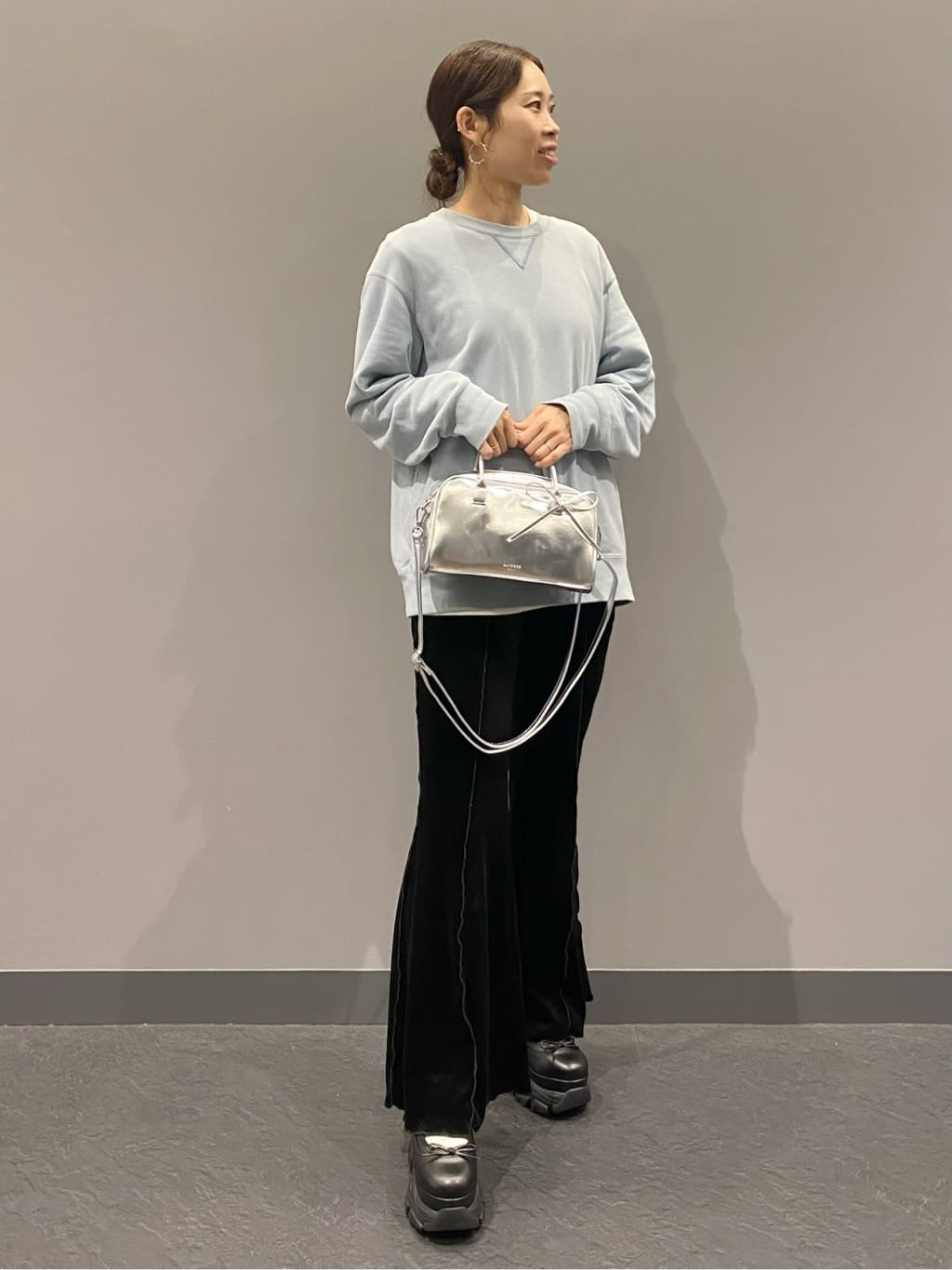hiraさんの「ESPERANZA｜2WAY リボン ボストンバッグ」を使ったコーディネート