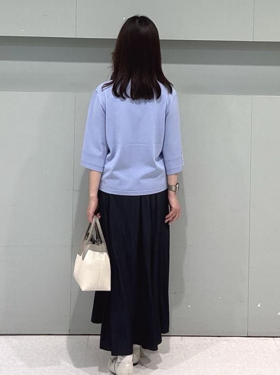 makiさんの「UNTITLED｜【定番人気/はっ水/洗える】タスランショートトレンチコート」を使ったコーディネート