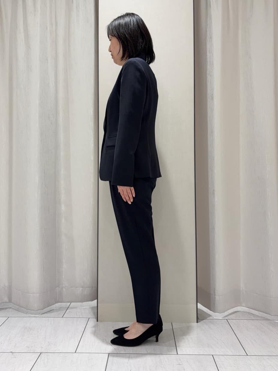 わたなべさんの「UNTITLED｜【セットアップ可/UV/接触冷感】エアリーテーラードジャケット」を使ったコーディネート