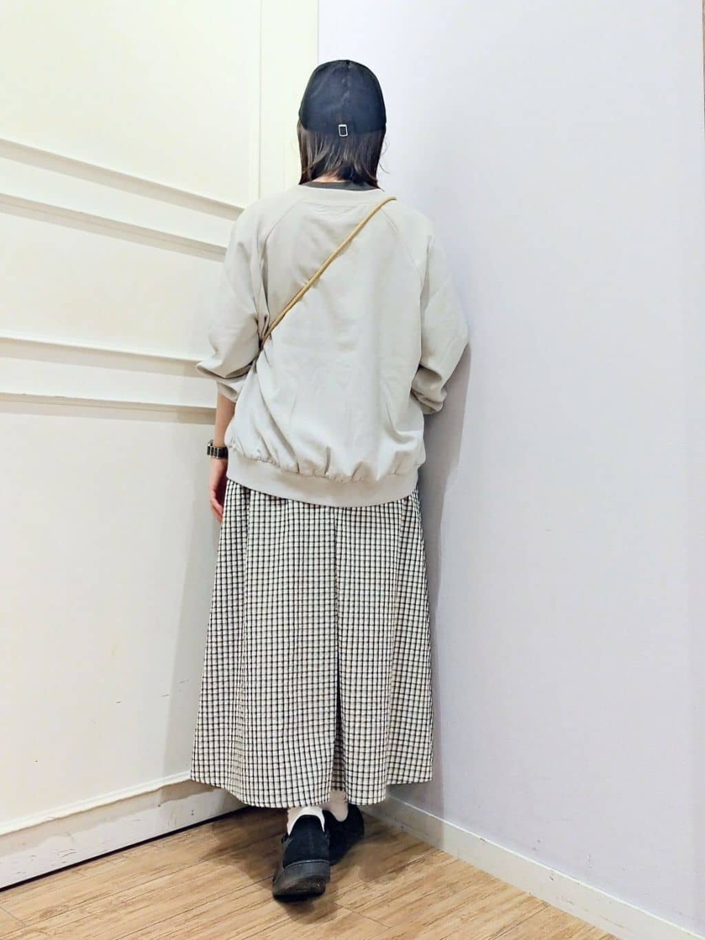 miomioさんの「SHOO･LA･RUE｜【洗濯機可/S-LL】さらっと快適　麻調ゆるリブブルゾン」を使ったコーディネート