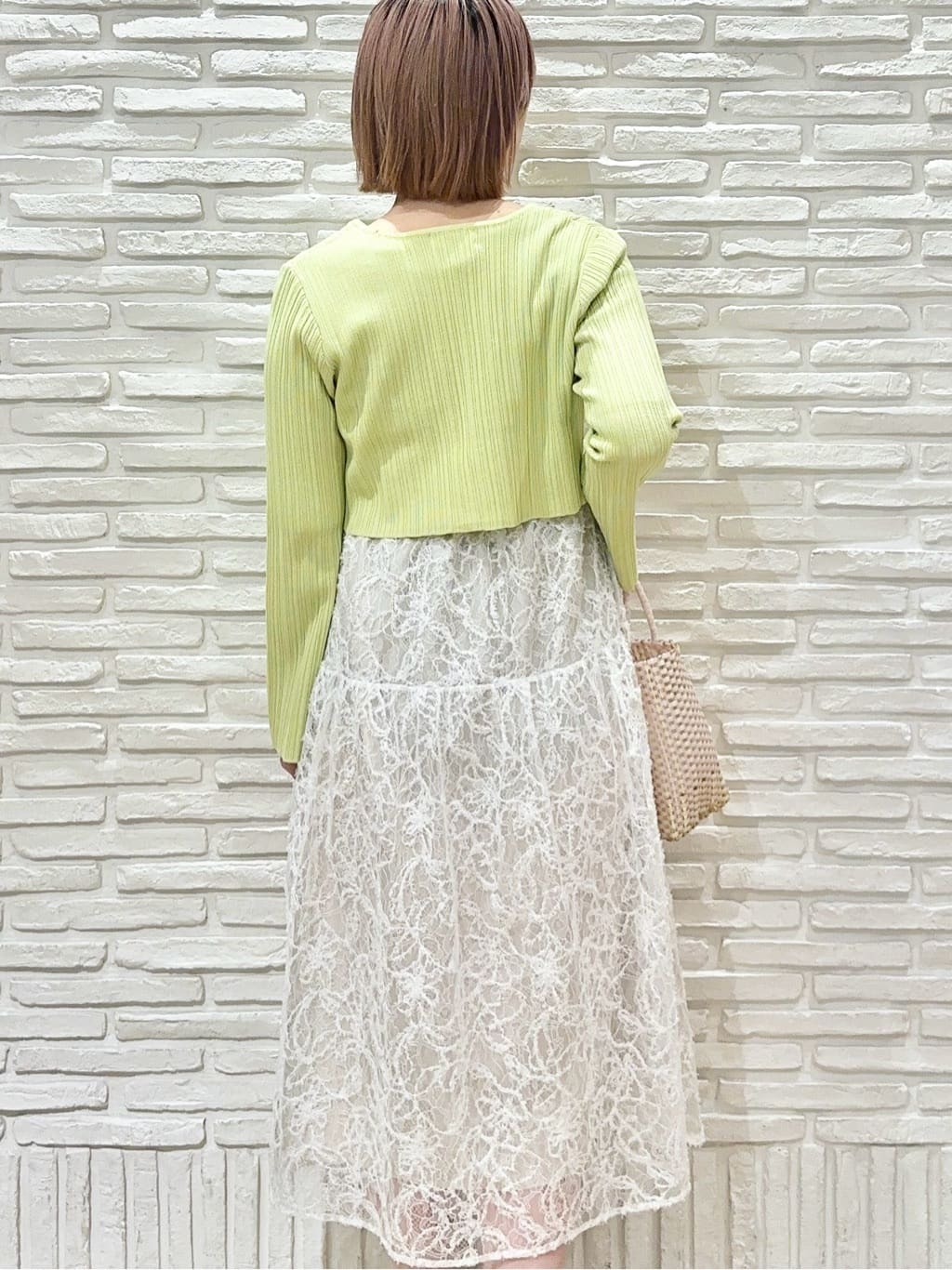 Hana...eさんの「index｜《ツインセット》カーディガン&times;ニットドッキングワンピース【洗濯機OK】」を使ったコーディネート