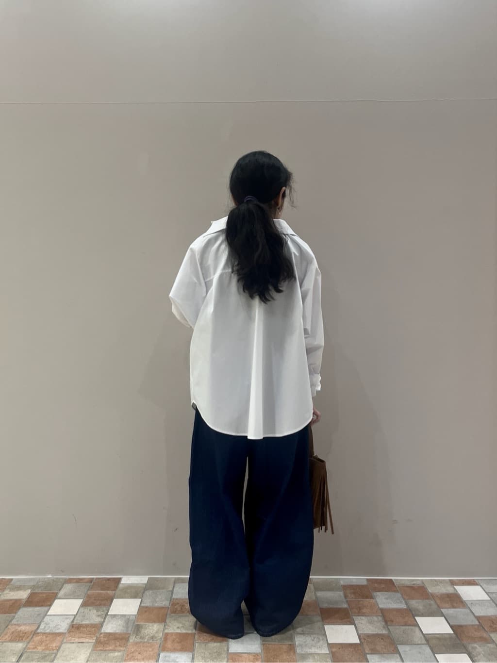 Uminoさんの「INDIVI｜ボックスデニムジャケット」を使ったコーディネート