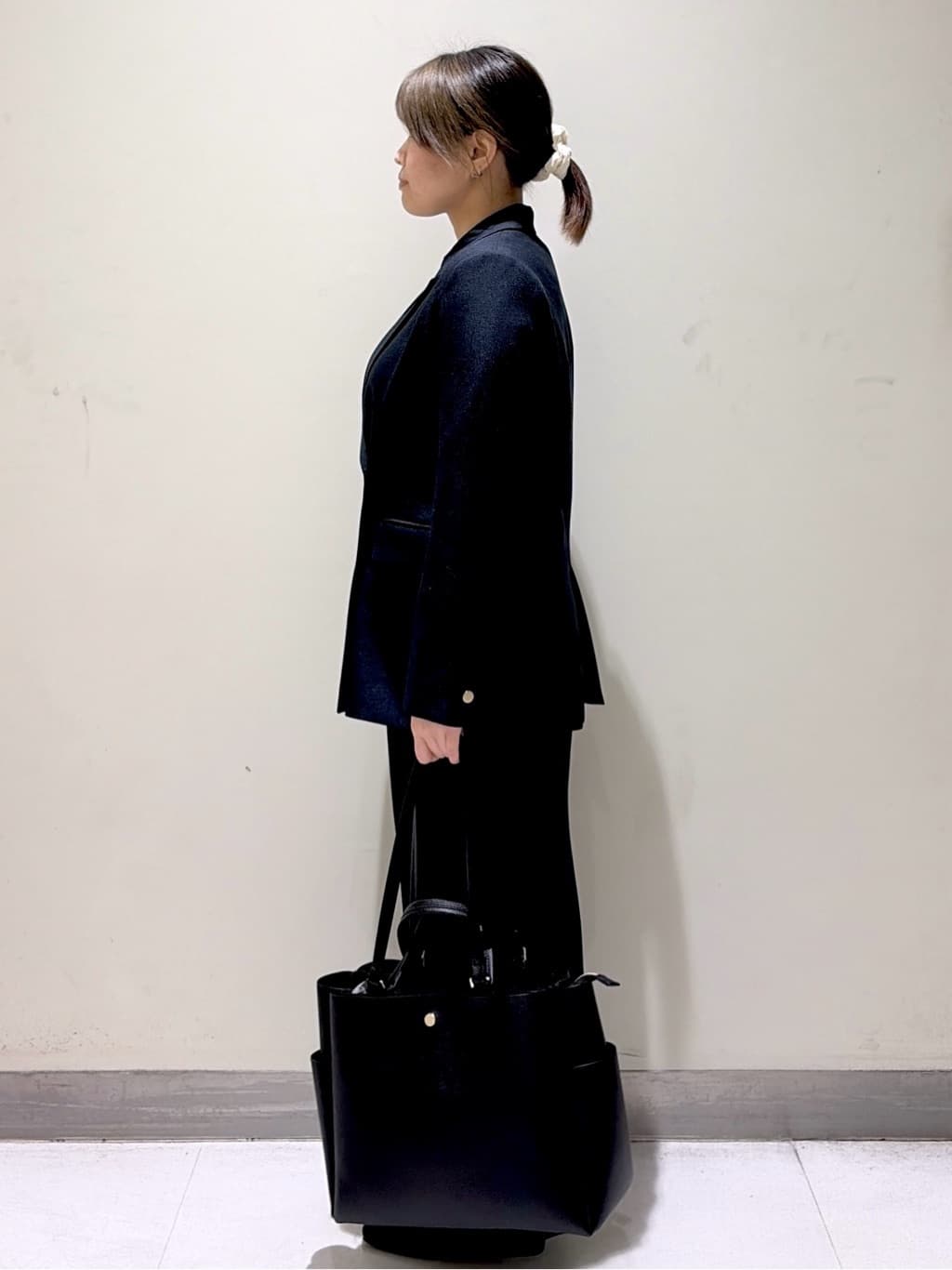 *mai*さんの「OPAQUE.CLIP｜金ボタンダブルブレストテーラードジャケット／セットアップ対応【洗える】」を使ったコーディネート