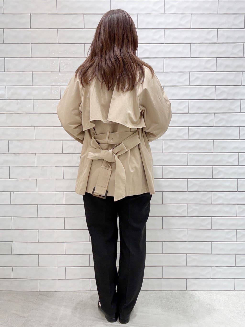 maichiさんの「OPAQUE.CLIP｜ミドルトレンチコート【洗濯機OK】」を使ったコーディネート