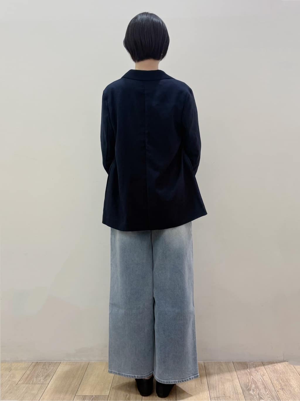 RINさんの「OPAQUE.CLIP｜ストライプペプラムデザインブラウス【洗濯機OK】」を使ったコーディネート