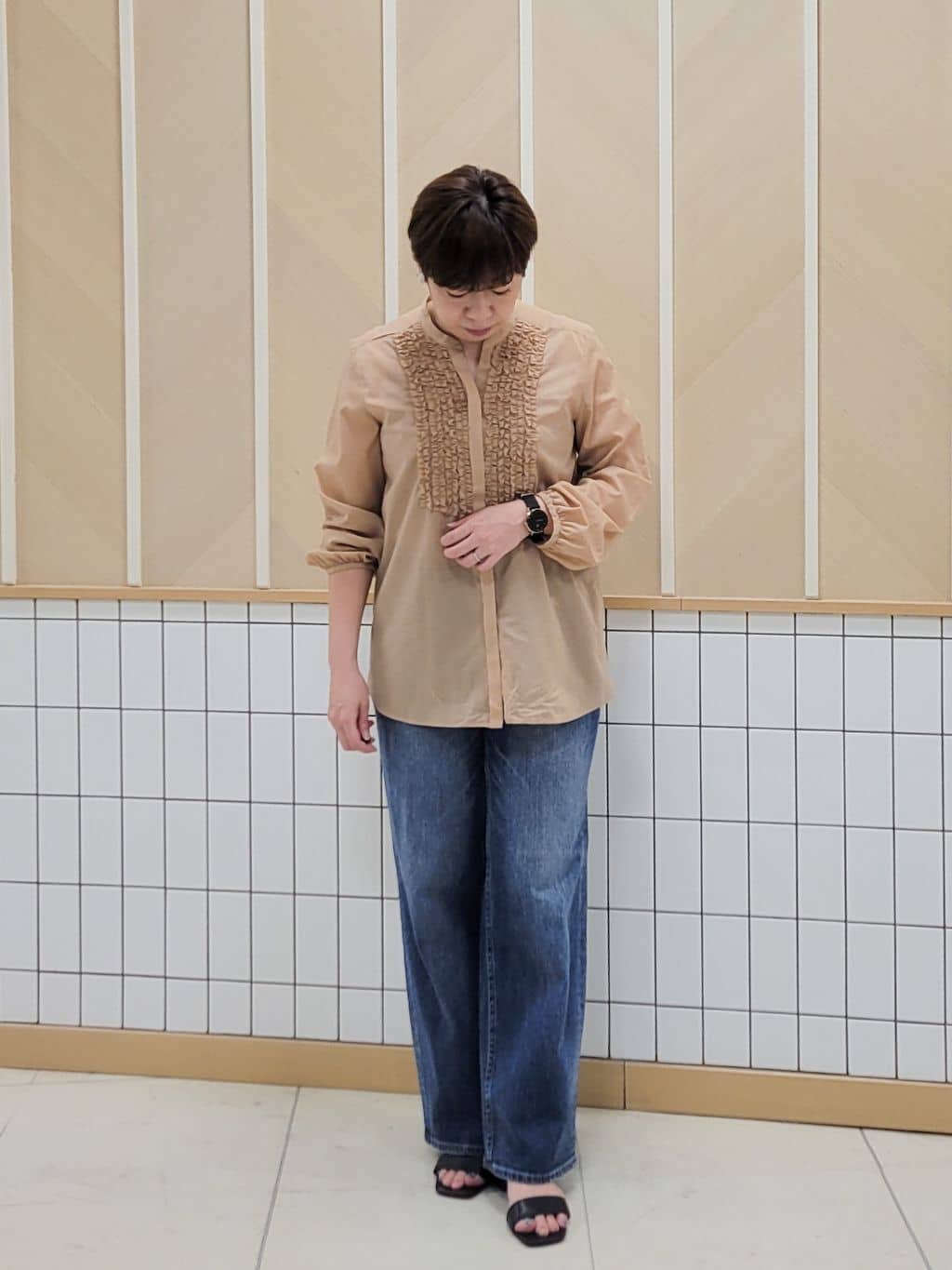 tomoさんの「COUP DE CHANCE｜【デニムパンツ】Healthy Denim／ Pink Pepper Midrise（ピンクペッパー」を使ったコーディネート