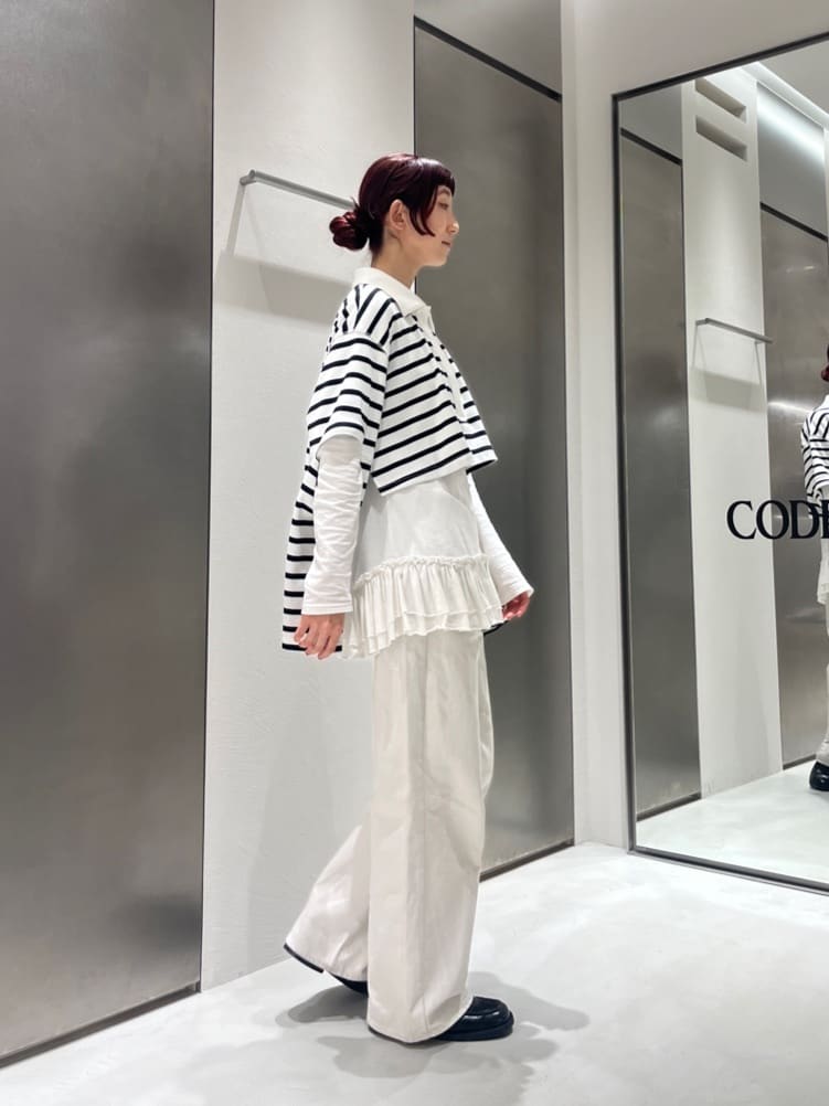 Rielさんの「CODE A｜cropped lager tee」を使ったコーディネート