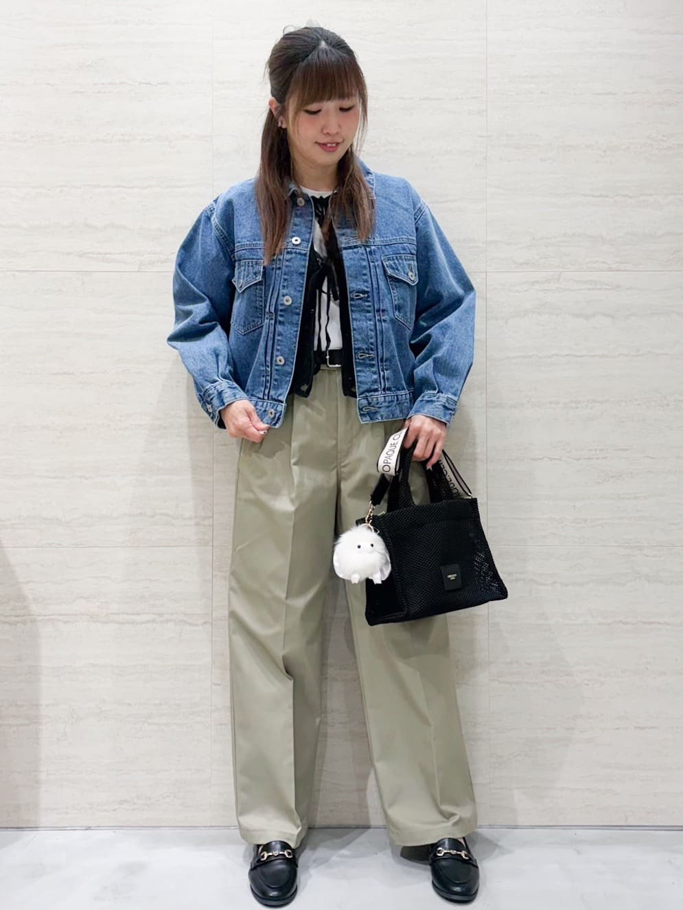 Machaさんの「OPAQUE.CLIP｜【Dickies(R)&times;OPAQUE.CLIP】ツータックワイドパンツ」を使ったコーディネート