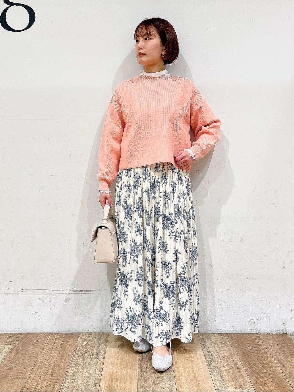 山さんさんの「grove｜毎日着たくなる、もちもち畦編みニット」を使ったコーディネート