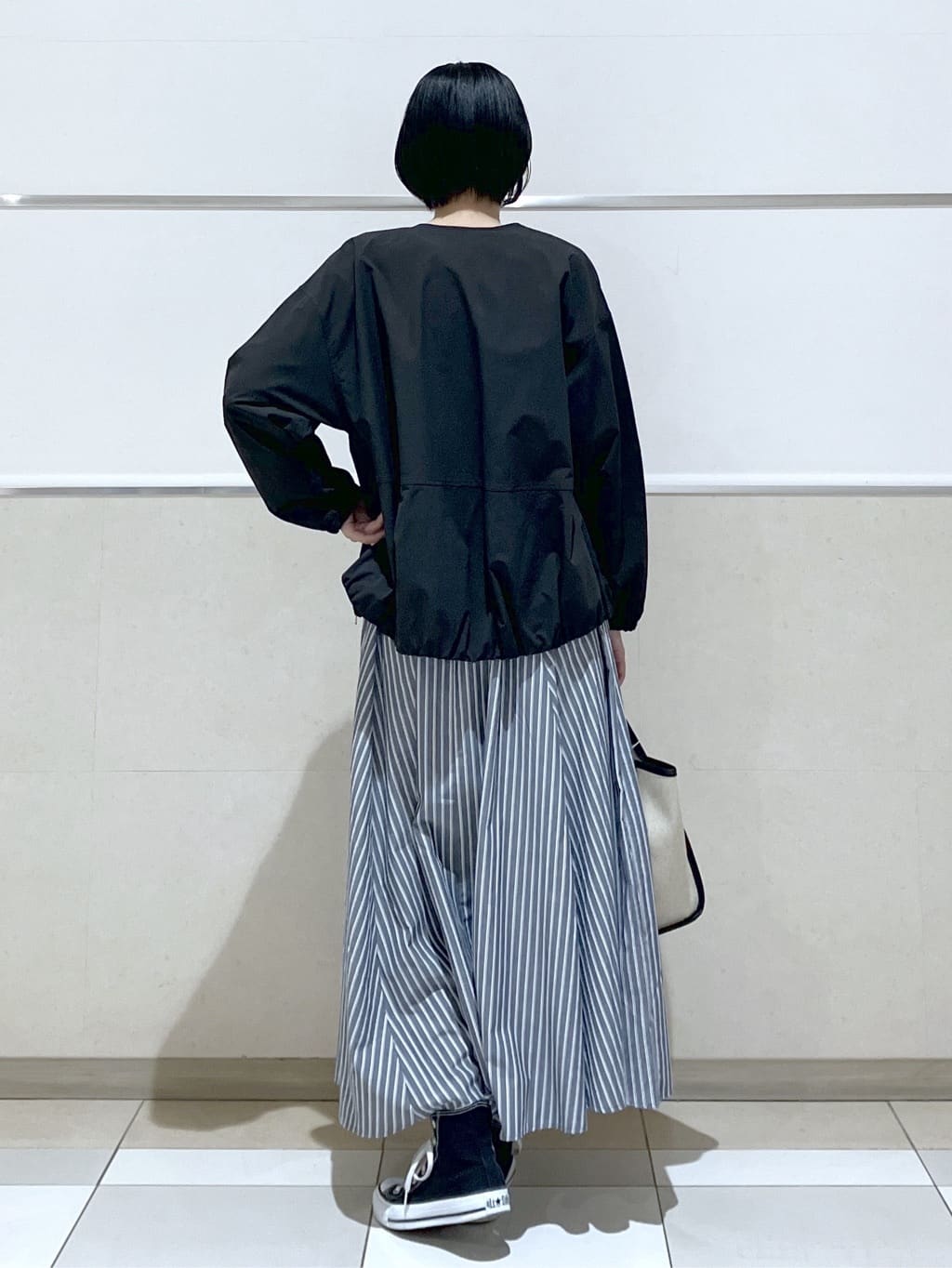 eriko さんの「Dessin｜【洗える】ボートネックリブニット」を使ったコーディネート