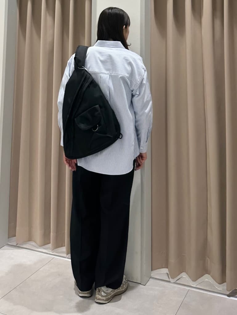 cottonさんの「THE SHOP TK｜【POLO BCS 別注】ストライプOXシャツ」を使ったコーディネート