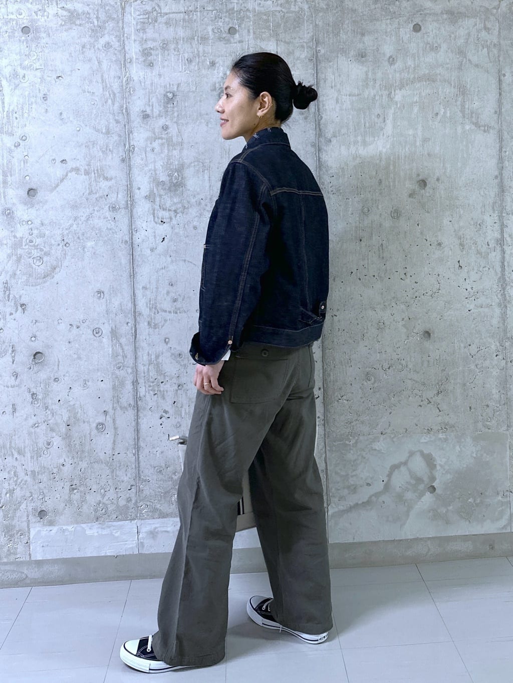 kumiさんの「Dessin｜【洗える】シャツテールロングTシャツ」を使ったコーディネート