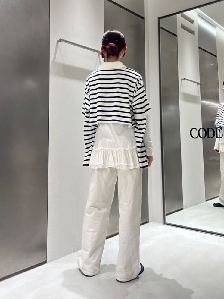 Rielさんの「CODE A｜cropped lager tee」を使ったコーディネート