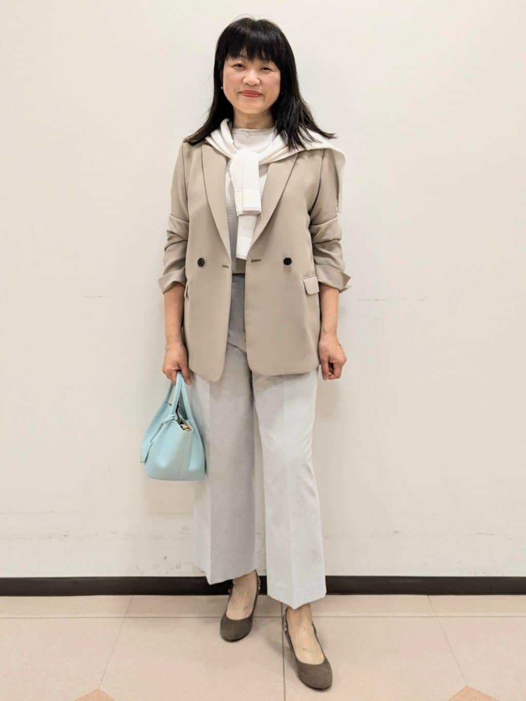 ともさんの「UNTITLED｜【追加5/本革/日本製】フリーフックベルト」を使ったコーディネート