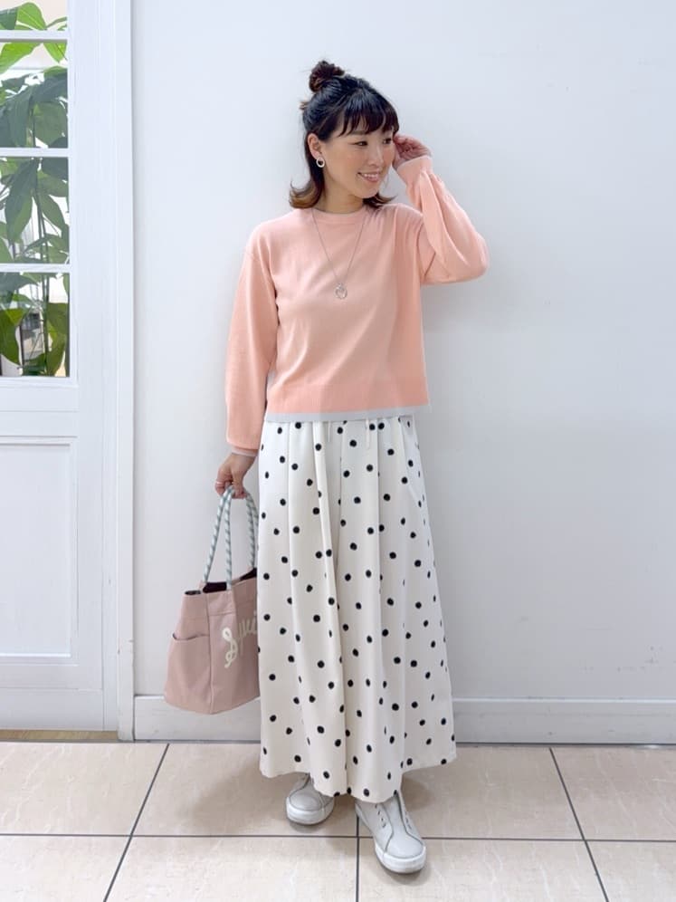 Osawaさんの「Dessin｜【洗える】スクエアレースノーカラーシャツ」を使ったコーディネート