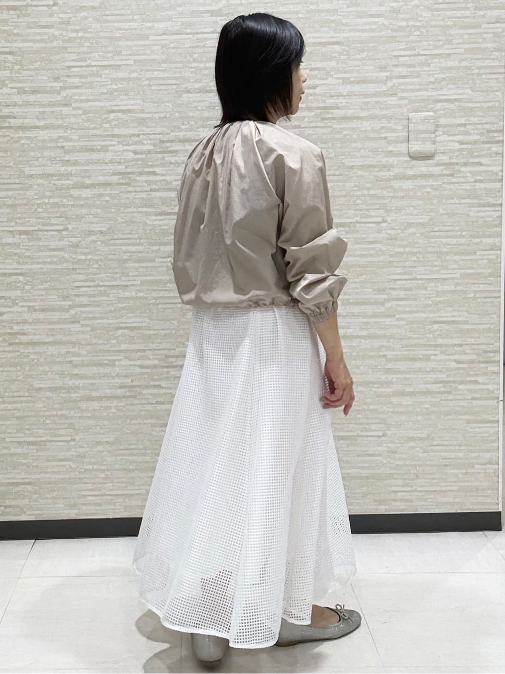 KITAさんの「UNTITLED｜◆【セットアップ可/はっ水】シャイニータイプライターブルゾン」を使ったコーディネート