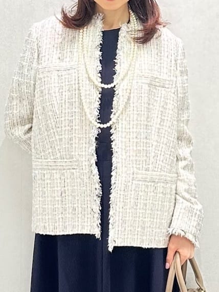Miwaさんの「UNTITLED｜【仕事着/スーツ】ファンシーツイード ジャケット」を使ったコーディネート
