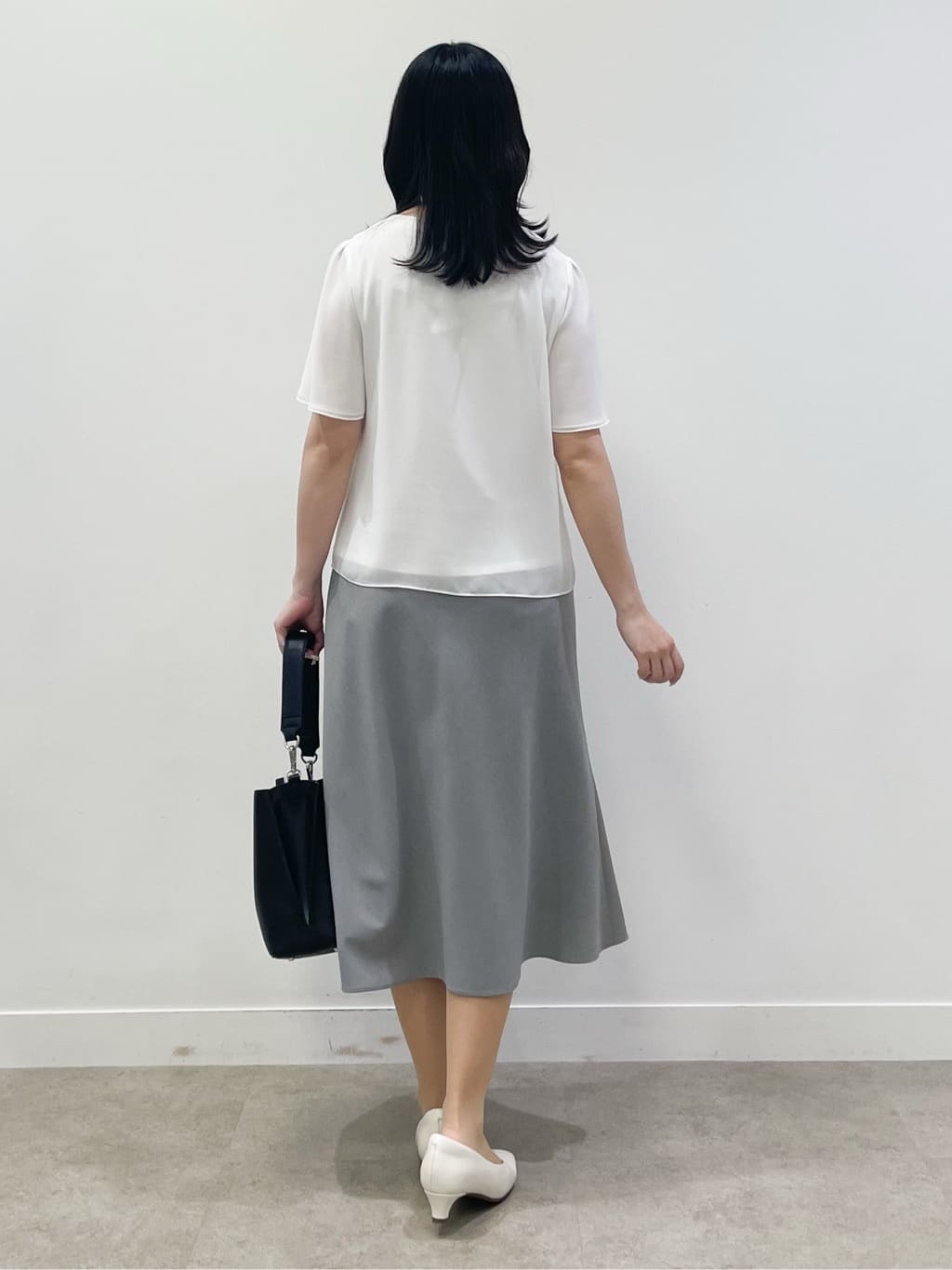 yukariさんの「Reflect｜【UVカット／接触冷感】五分袖シフォンブラウス」を使ったコーディネート