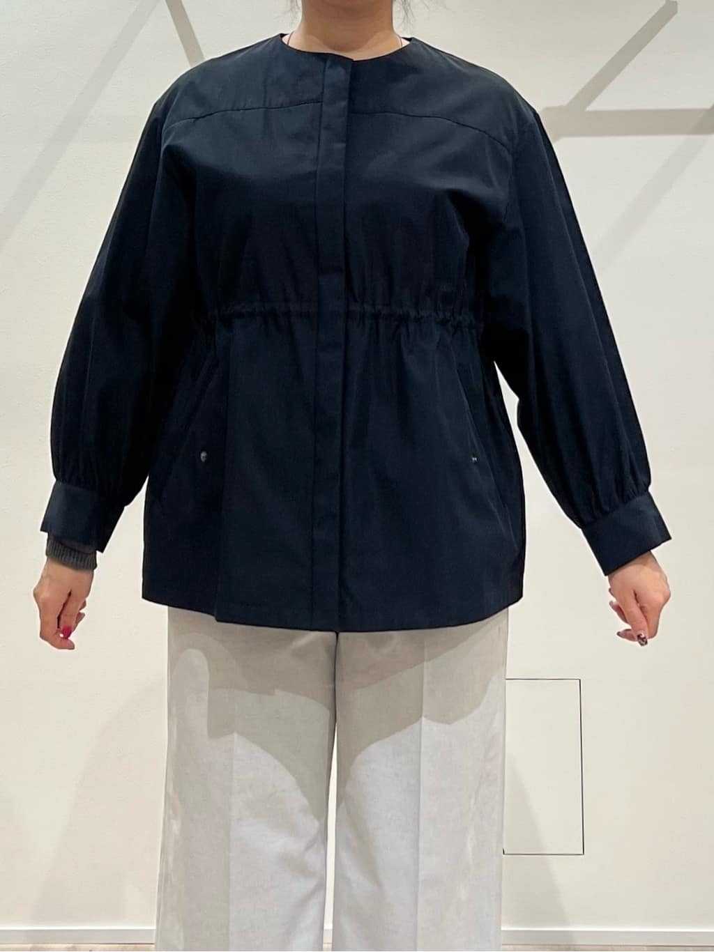 TOMOMIさんの「UNTITLED｜【古畑星夏さん着用/8色展開/程よい透け感】ドライタッチボートネックニット」を使ったコーディネート