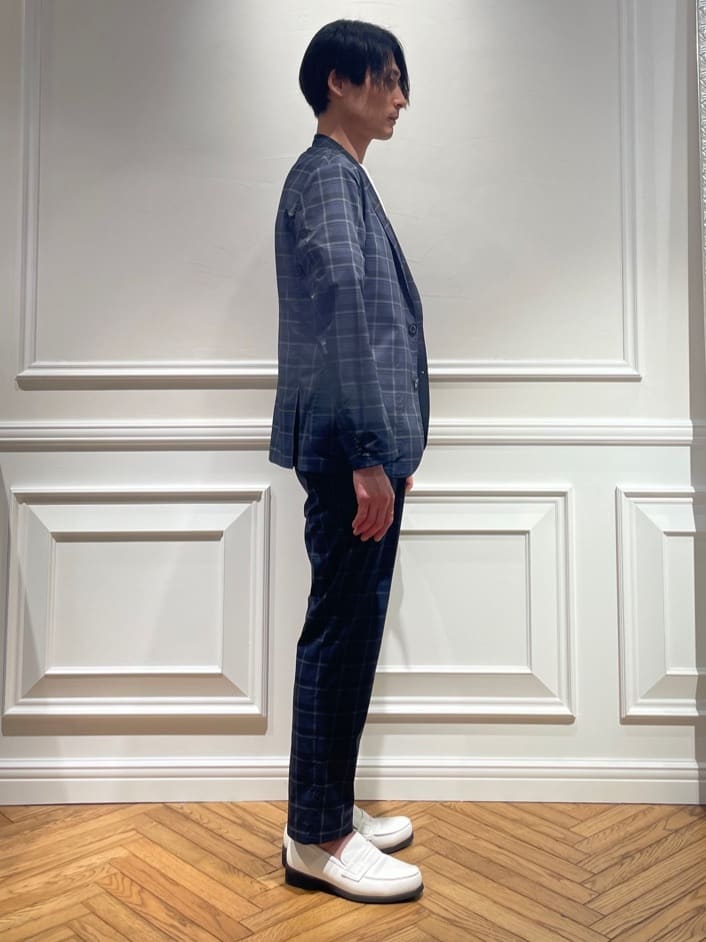 橋本さんの「DRESSTERIOR｜【接触冷感／抗菌防臭／消臭】ICE CLEAR COTTON NINEストリートTシャツ」を使ったコーディネート