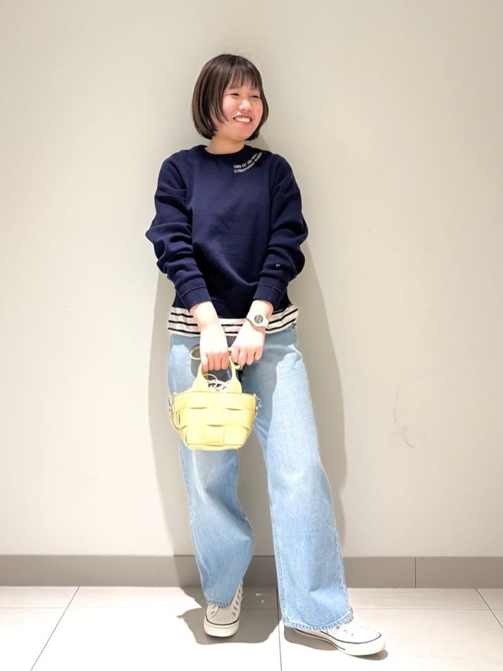 Liriさんの「Dessin｜【ユニセックス/洗える】ワイドシルエット12OZデニム」を使ったコーディネート