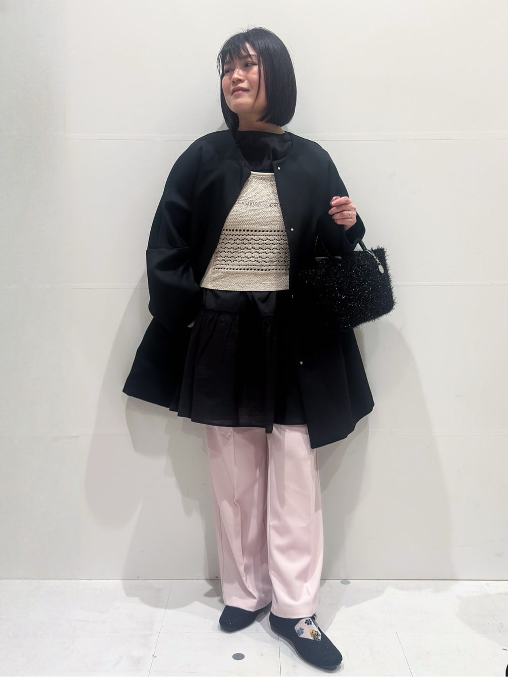 Minさんの「OPAQUE.CLIP｜フォルムスリーブミドルコート【洗濯機OK】」を使ったコーディネート