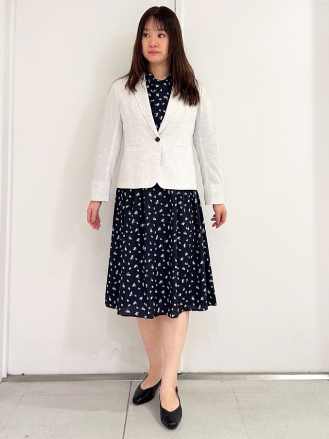 miさんの「Reflect｜【SS-4Lサイズ／UVカット／接触冷感】匠ジャケット／ベーシックテーラード」を使ったコーディネート