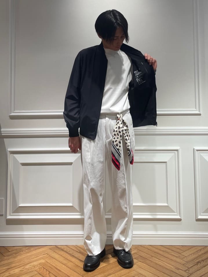 橋本さんの「DRESSTERIOR｜◆【干場義雅&times;K－3B&times;DRESSTERIOR】ブラックMA－1」を使ったコーディネート
