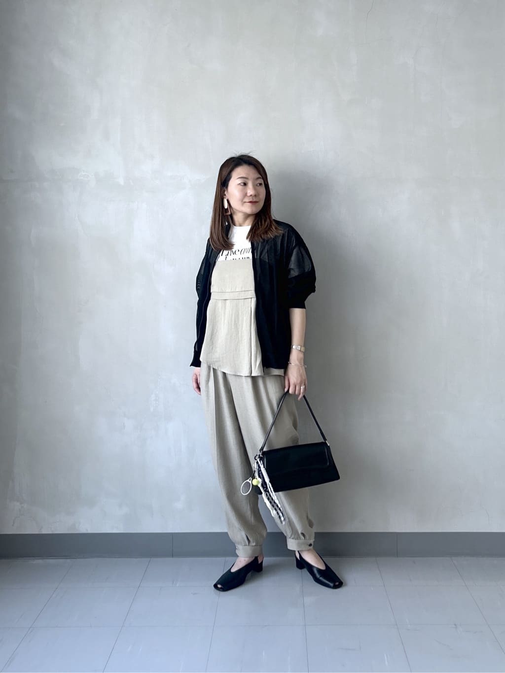 takaさんの「INDIVI｜メッシュブルゾン」を使ったコーディネート