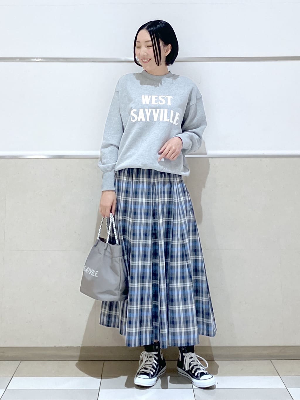 eriko さんの「Dessin｜【洗える】オーガニックコットン裏毛ロゴスウェット」を使ったコーディネート