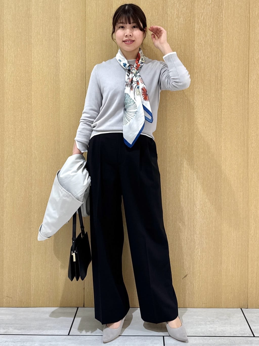 nanaさんの「UNTITLED｜【アンサンブル可/洗える】ウォームスパンニット」を使ったコーディネート
