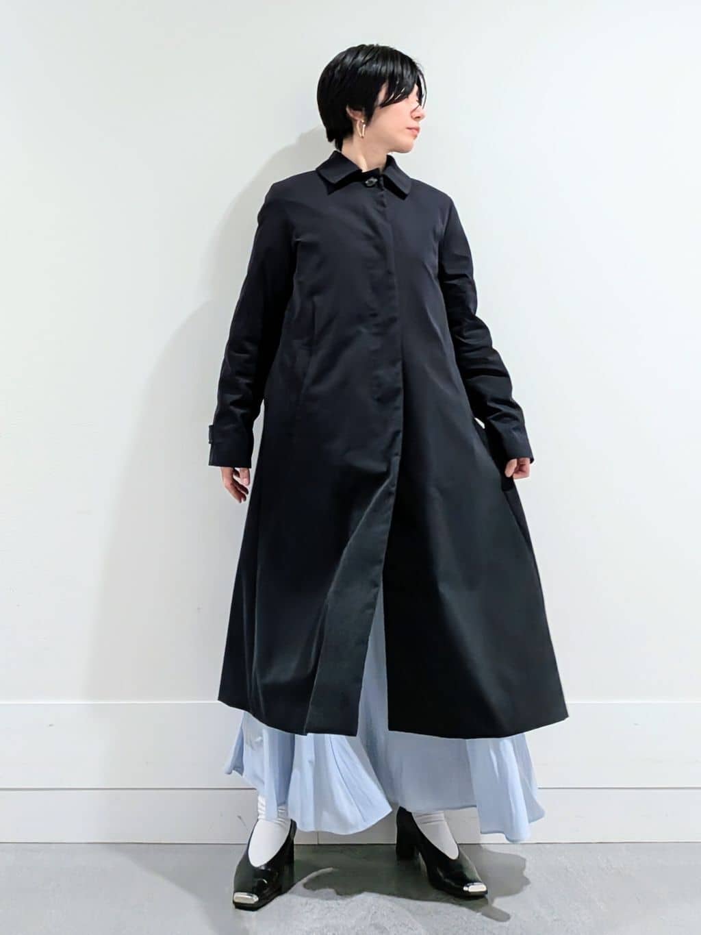 ミズタさんの「UNTITLED｜◆【はっ水/洗える】タスランステンカラーコート」を使ったコーディネート