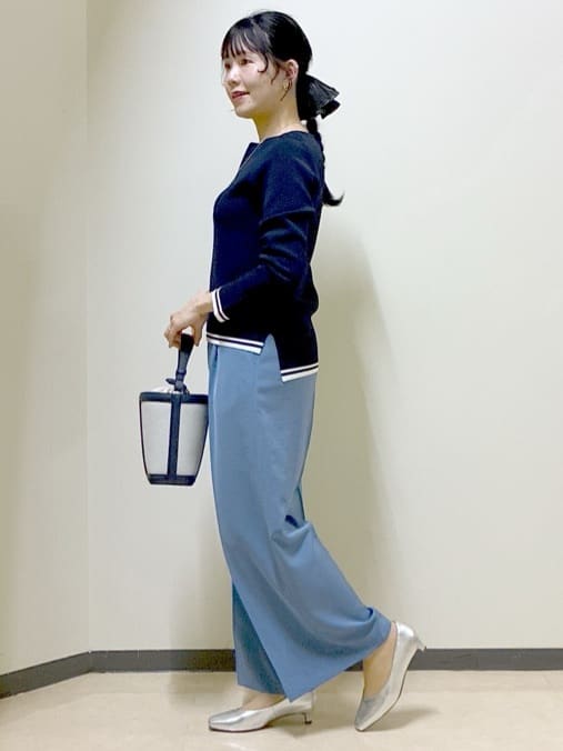  beni_gingerさんの「Reflect｜【セットアップ可】ダブルジャカードニットプルオーバー」を使ったコーディネート