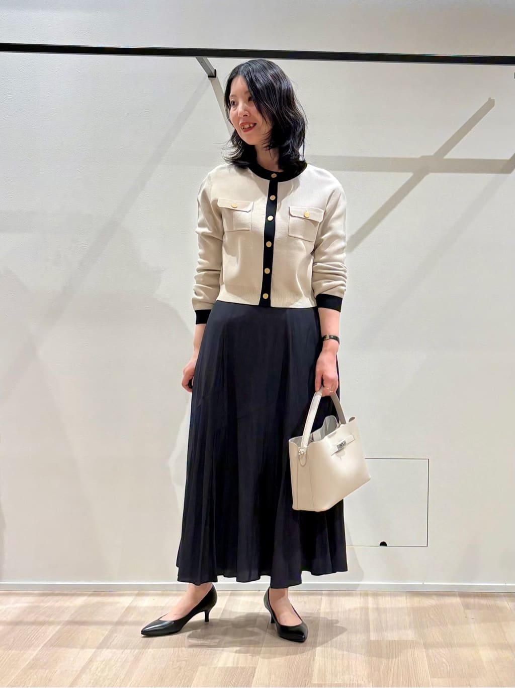 yさんの「UNTITLED｜【洗える/ジャケット風】ミラノリブカーディガン」を使ったコーディネート