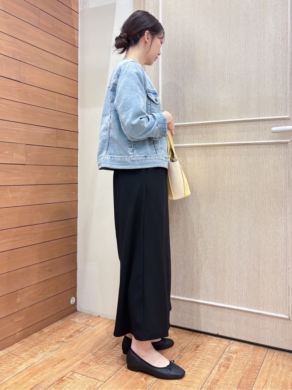 なみさんの「SHOO･LA･RUE｜【セットアップ可/洗濯機可】上品チェックが好印象 ゆるさら6分袖ブラウス」を使ったコーディネート