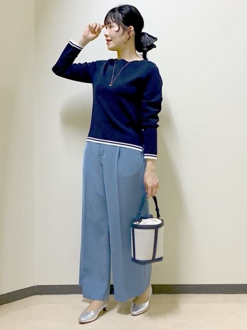  beni_gingerさんの「Reflect｜【セットアップ可】ダブルジャカードニットプルオーバー」を使ったコーディネート