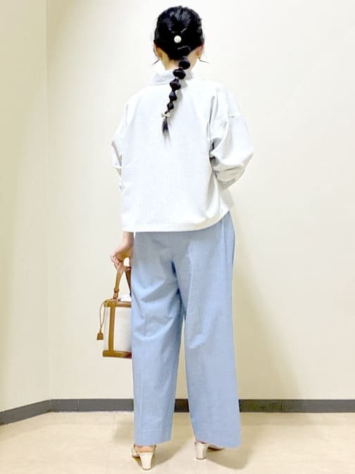  beni_gingerさんの「Reflect｜リネンライクシャツブルゾン」を使ったコーディネート