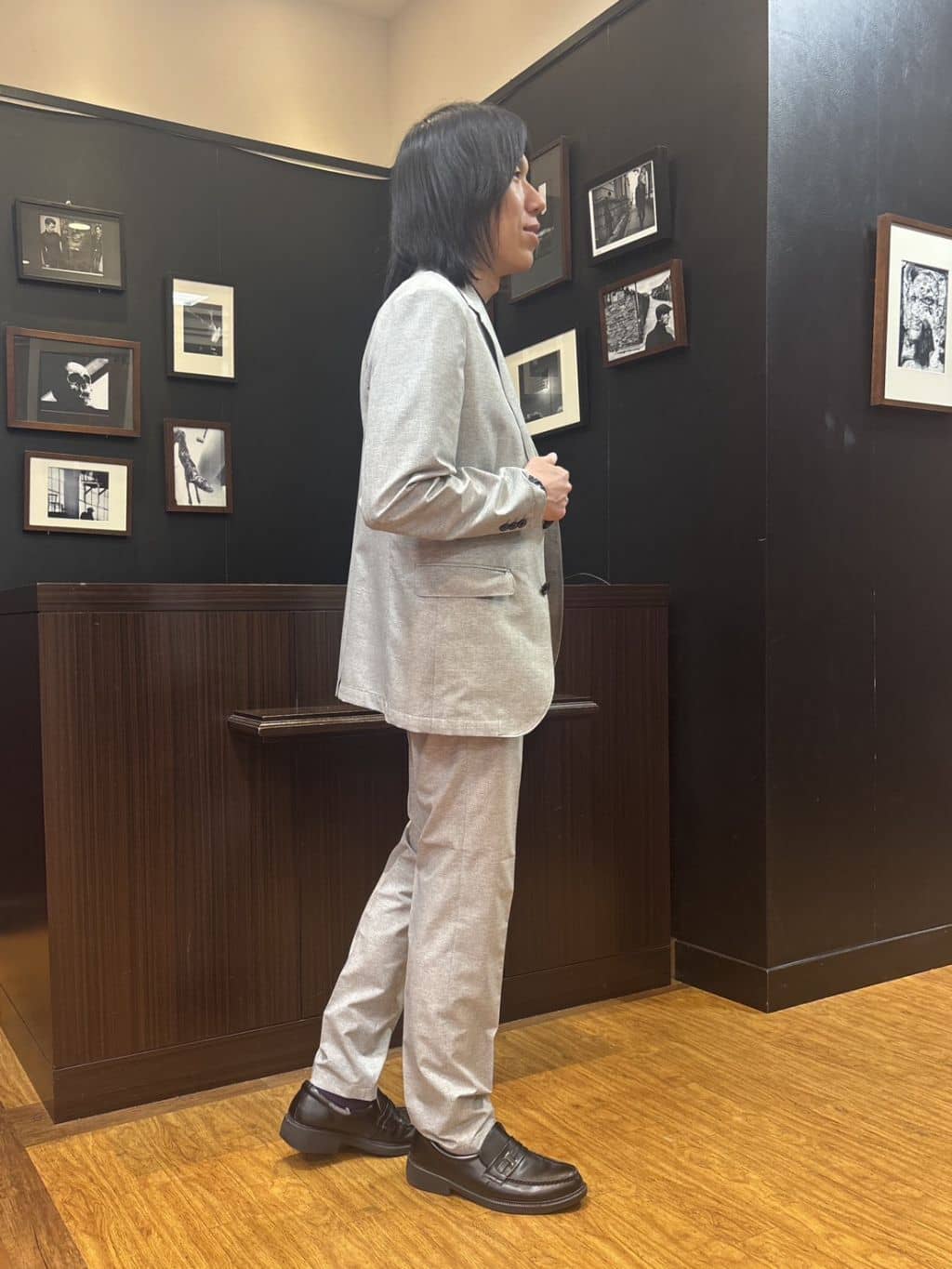 moritaさんの「TAKEO KIKUCHI｜【抗菌防臭】COOL DOTS（R）ドビープリント ジャケット」を使ったコーディネート