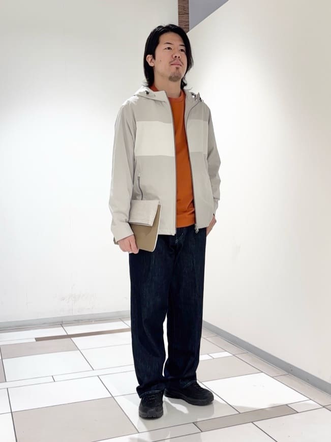 及川さんの「TAKEO KIKUCHI｜【KAJIF】フード ブルゾン」を使ったコーディネート