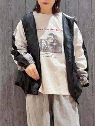 meiさんの「SHOO･LA･RUE｜【綿100％/S-LL/プチプラ】選べる3柄 プリントアソートロンT」を使ったコーディネート