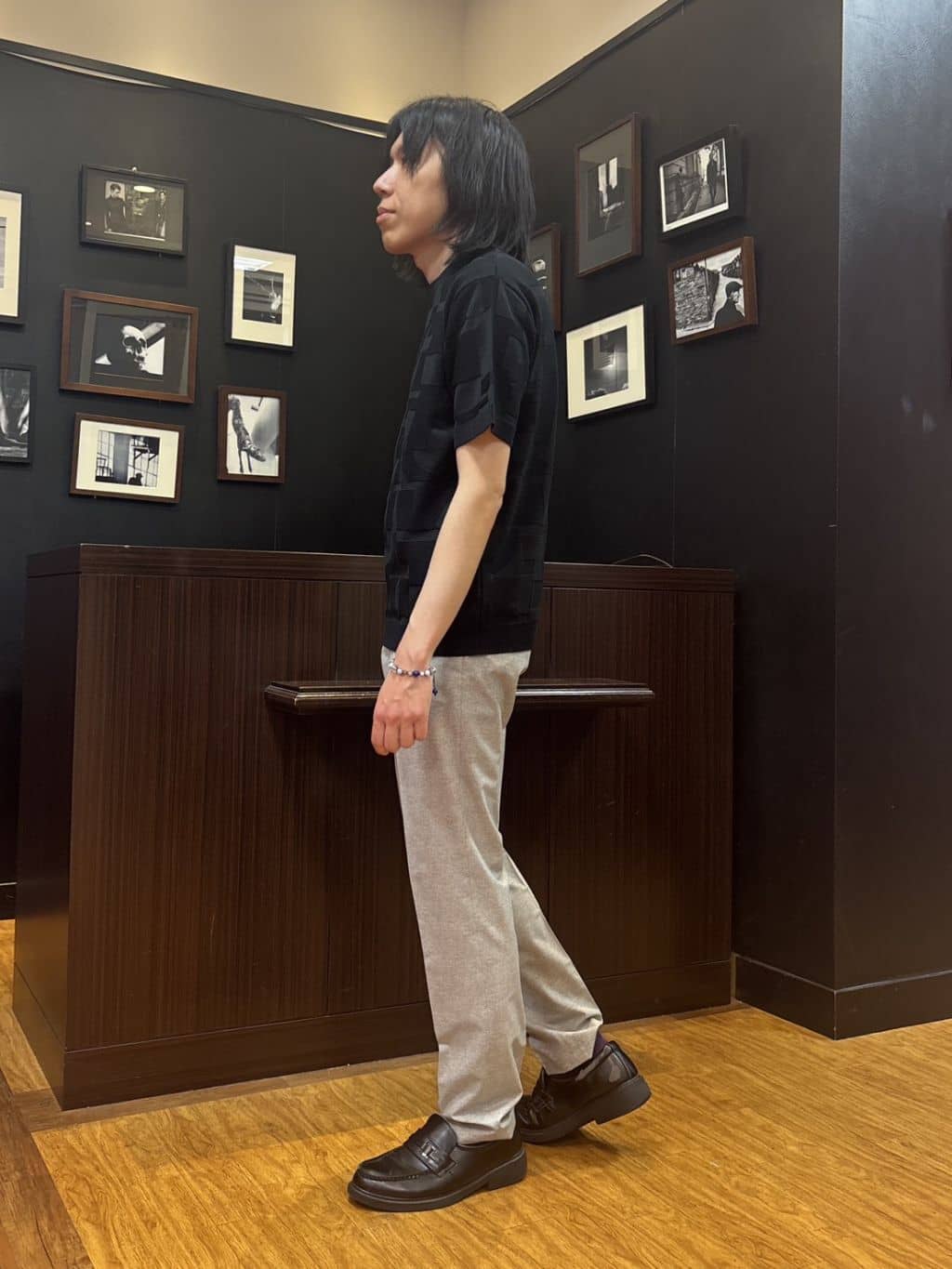 moritaさんの「TAKEO KIKUCHI｜【抗菌防臭】COOL DOTS（R）ドビープリント ジャケット」を使ったコーディネート