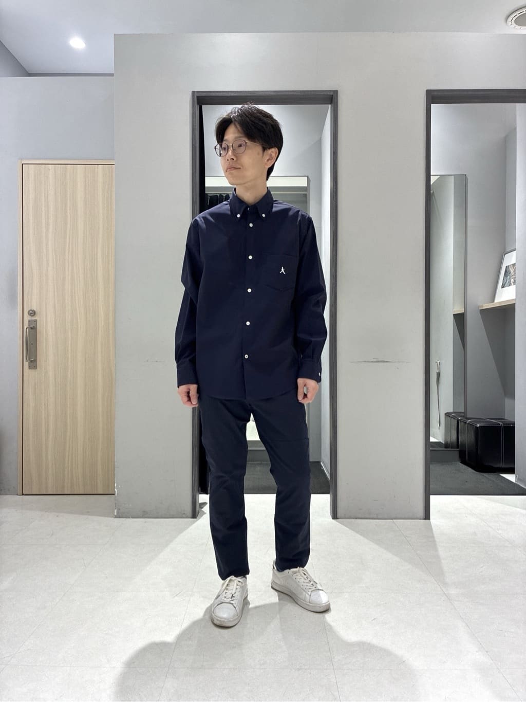 わいずみさんの「TAKEO KIKUCHI｜ジップアップ 鹿の子 ニット」を使ったコーディネート