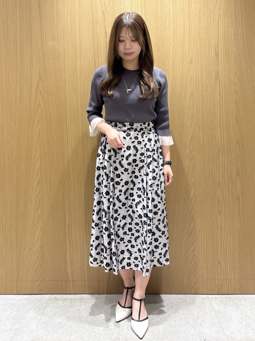 ゆいさんの「index｜接触冷感ノーカラーブルゾン【洗濯機OK／防シワ】」を使ったコーディネート